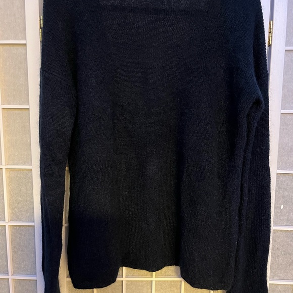 XS Sezane blue Tamara Pull/sweater NWOT. Kid mohair, Alpaca - Picture 3 of 10